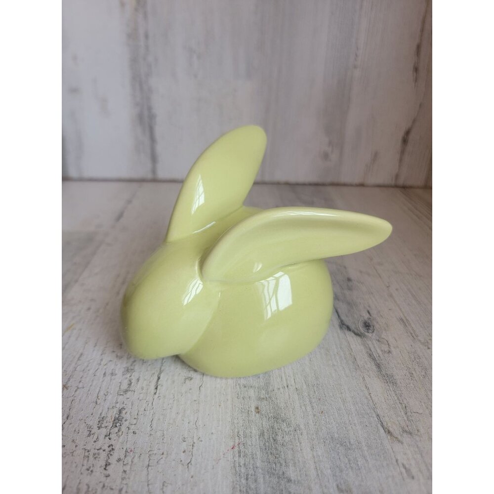 Small Easter light green bunny rabbit home decor
